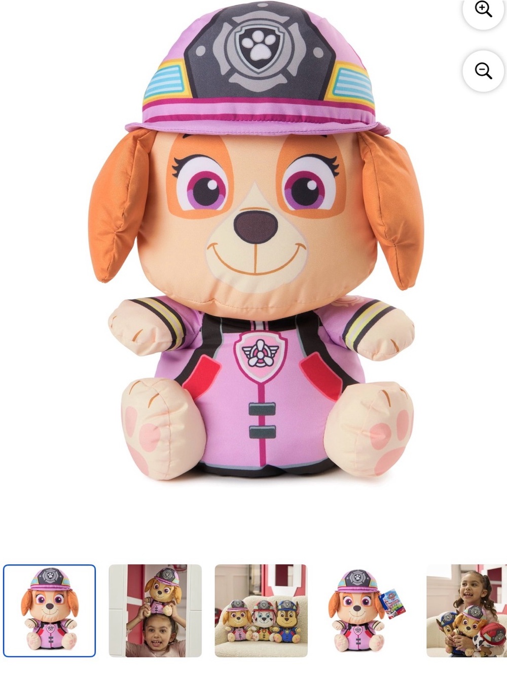 PAW Patrol Skye Fire Rescue Swishee Squishy Plush Toy